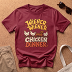 Chicken Dinner T-Shirt - Antique Cherry Red