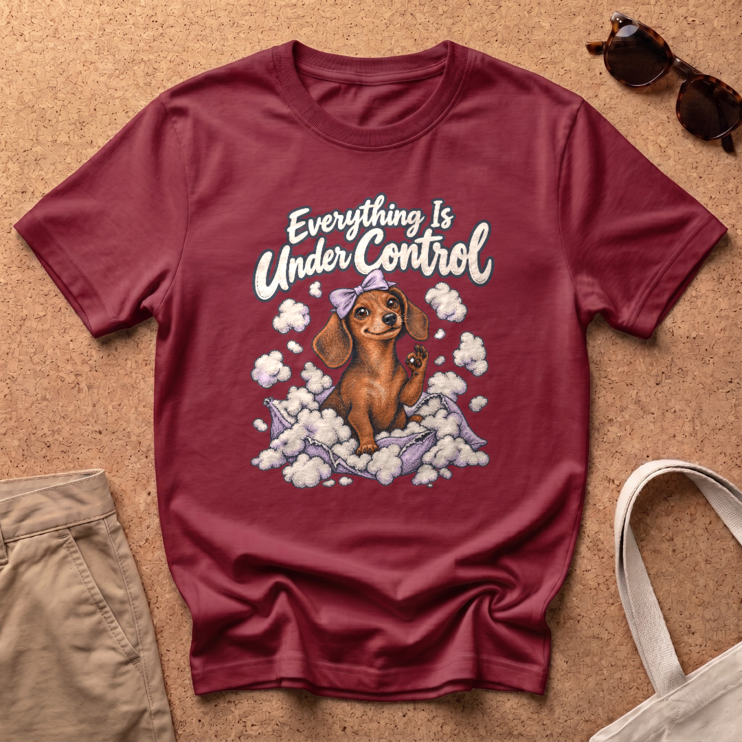 Under Control T-Shirt - Antique Cherry Red