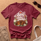 Love Makes Home T-Shirt - Antique Cherry Red