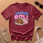Sausage Roll T-Shirt - Antique Cherry Red