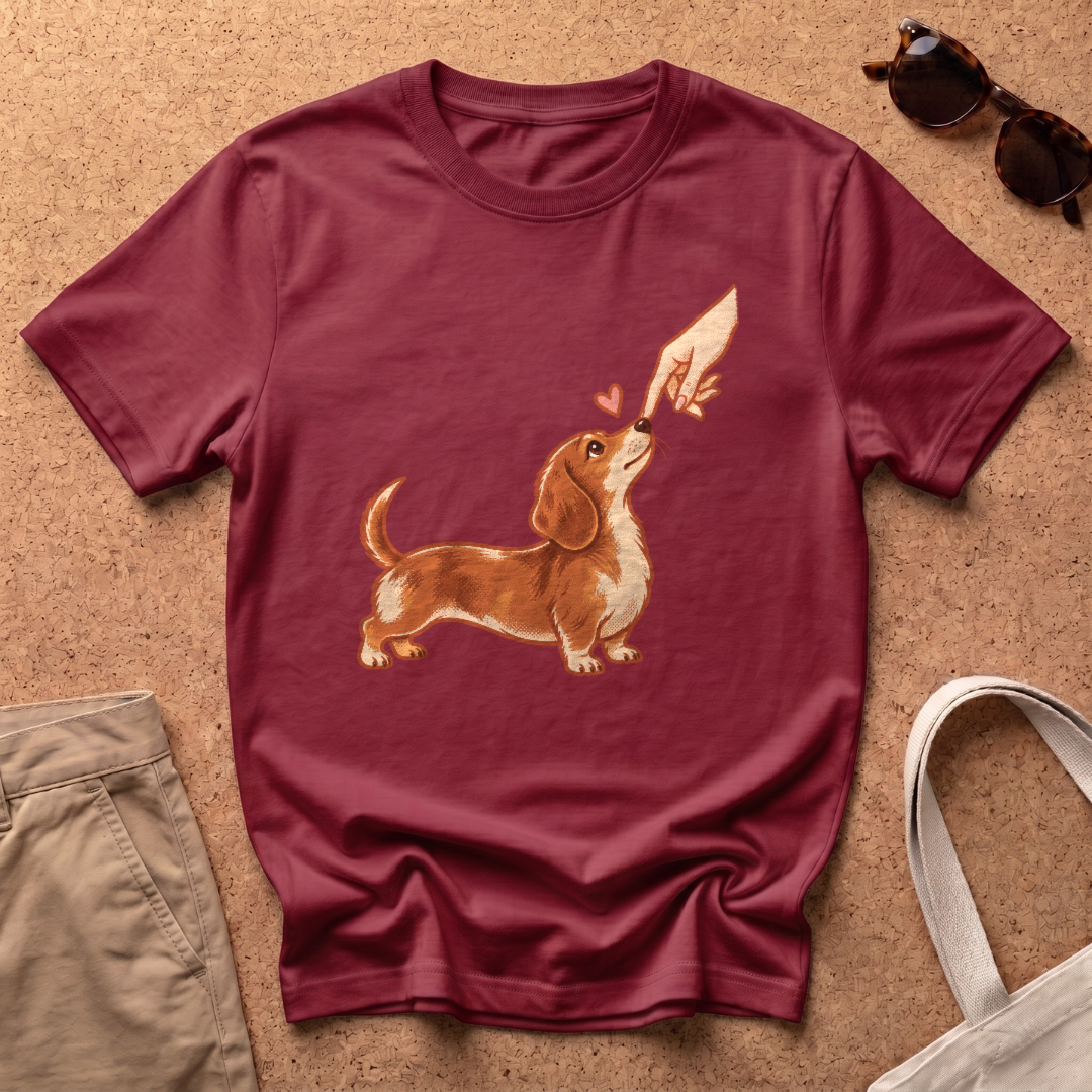 Nose Boop T-Shirt - Antique Cherry Red