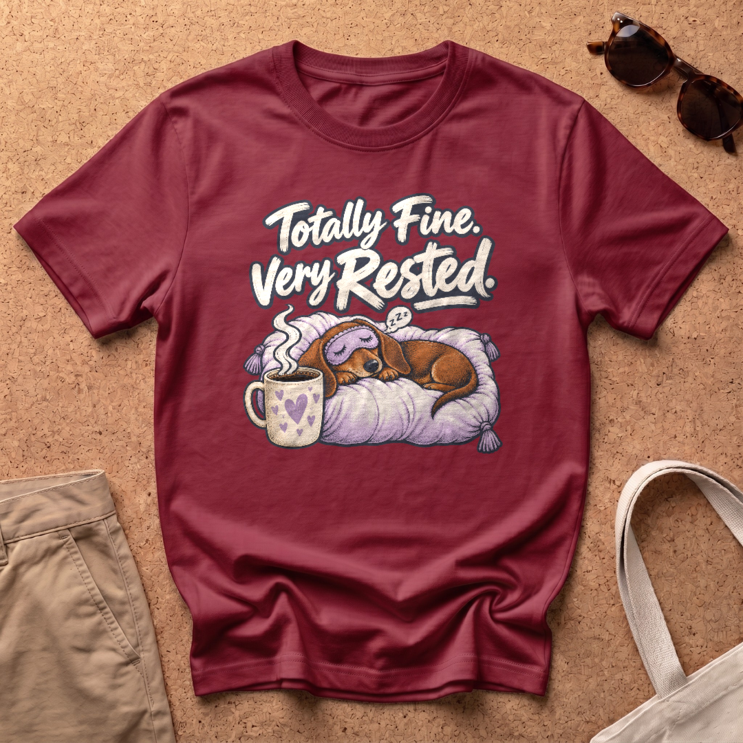Totally Fine T-Shirt - Antique Cherry Red