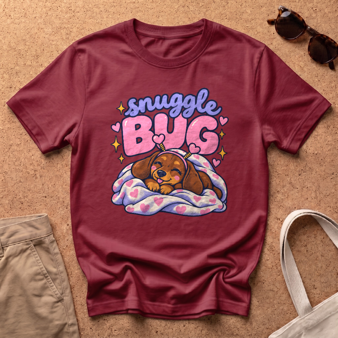 Snuggle Bug T-Shirt - Antique Cherry Red