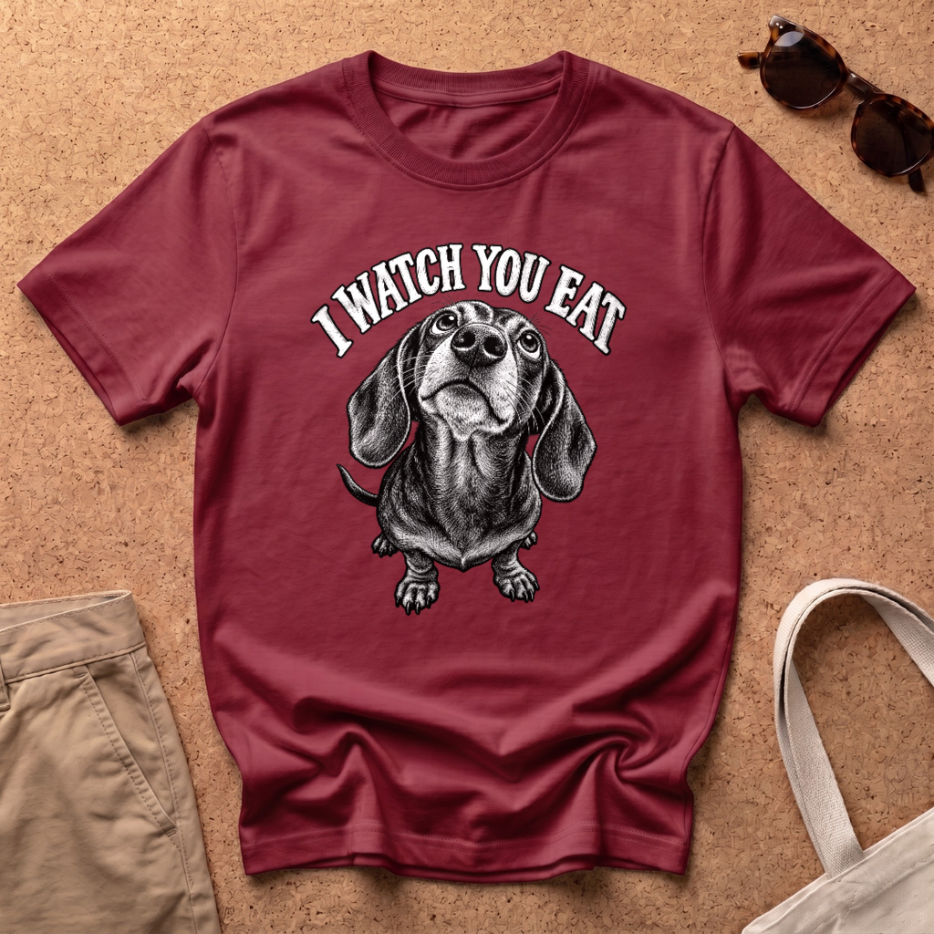 I Watch You T-Shirt - Antique Cherry Red