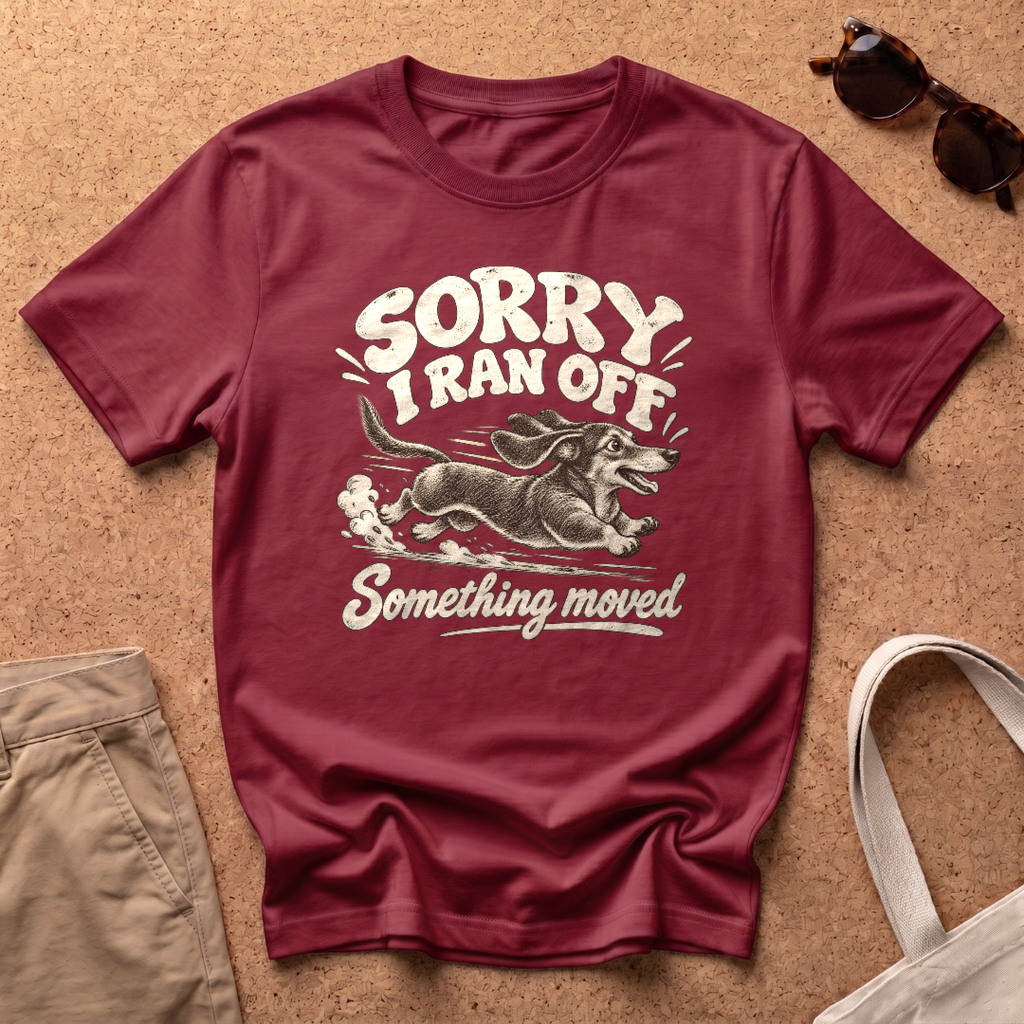 Sorry, I Ran T-Shirt - Antique Cherry Red