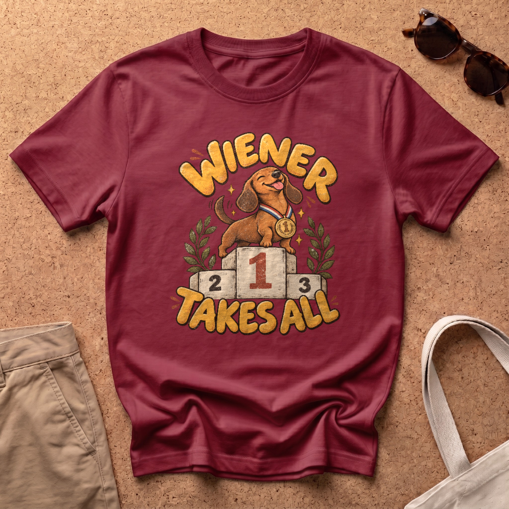 Takes All T-Shirt - Antique Cherry Red