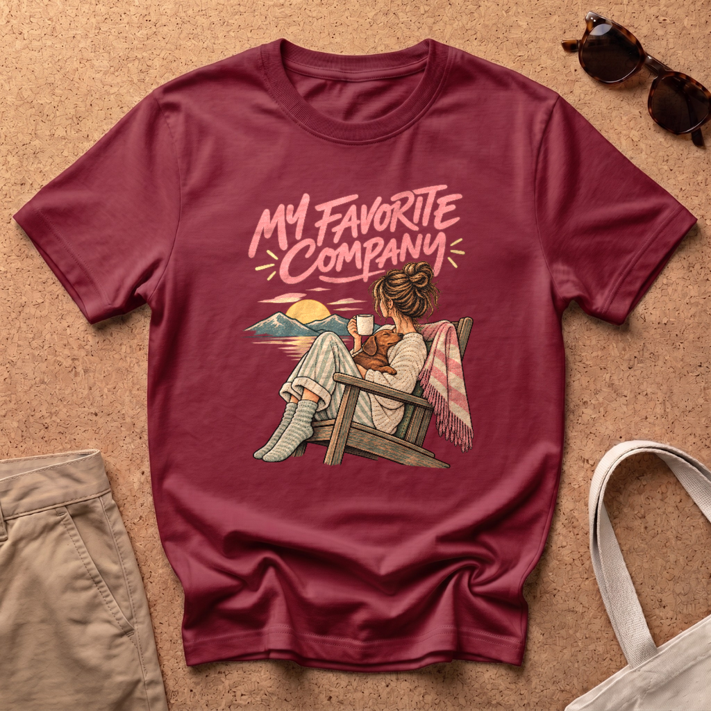 Favorite Company T-Shirt - Antique Cherry Red