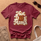 Hot Dog Mama T-Shirt - Antique Cherry Red