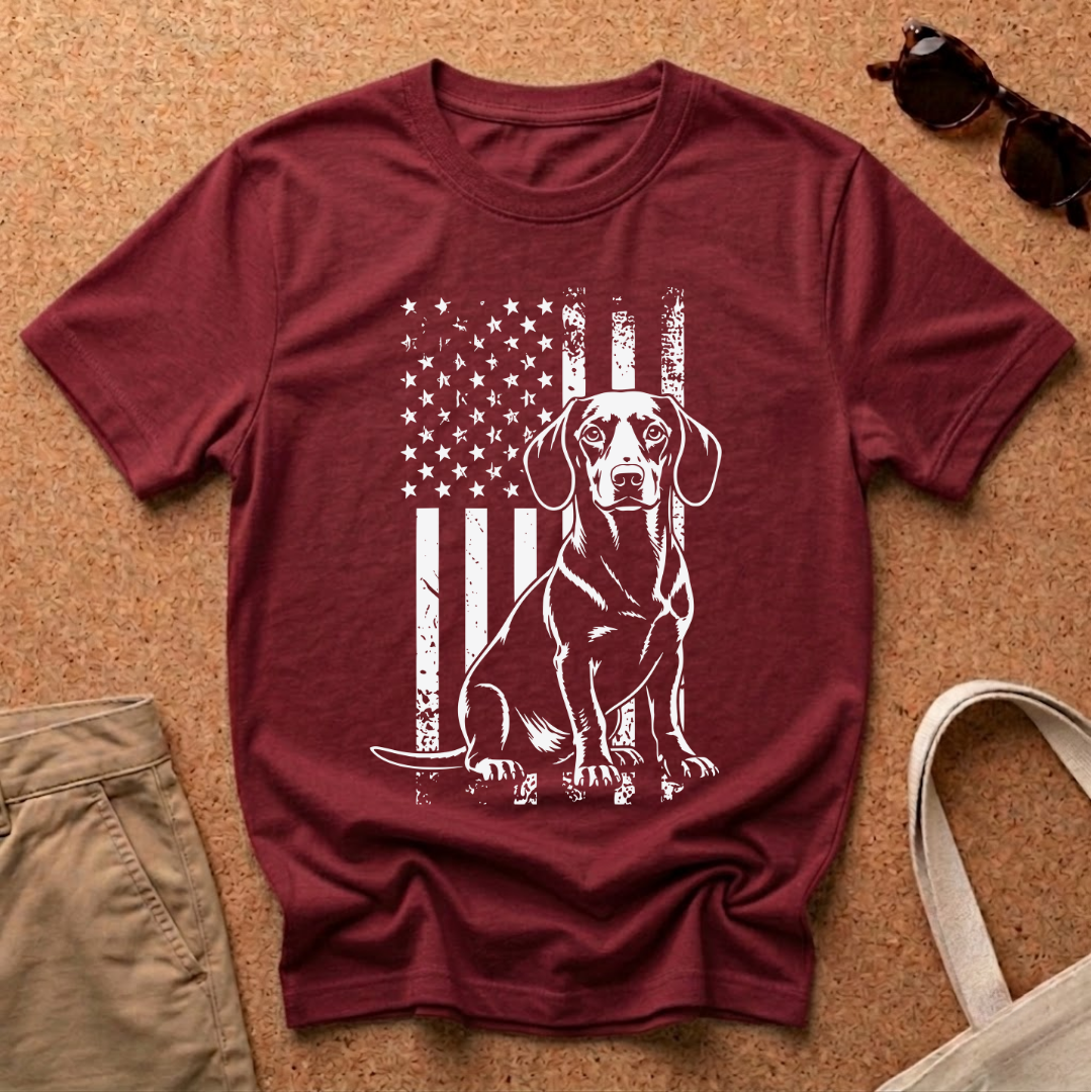Dachshund Flag T-Shirt