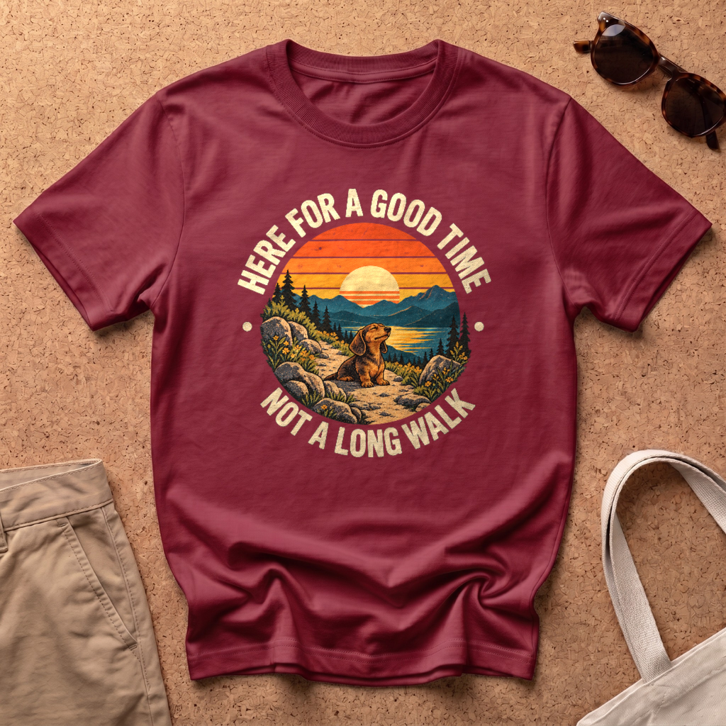 Not Long Walk T-Shirt - Antique Cherry Red