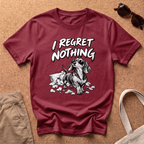 I Regret Nothing T-Shirt - Antique Cherry Red