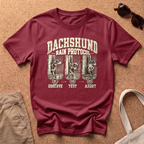 Rain Protocol T-Shirt - Antique Cherry Red