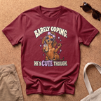 Barely Coping T-Shirt - Antique Cherry Red