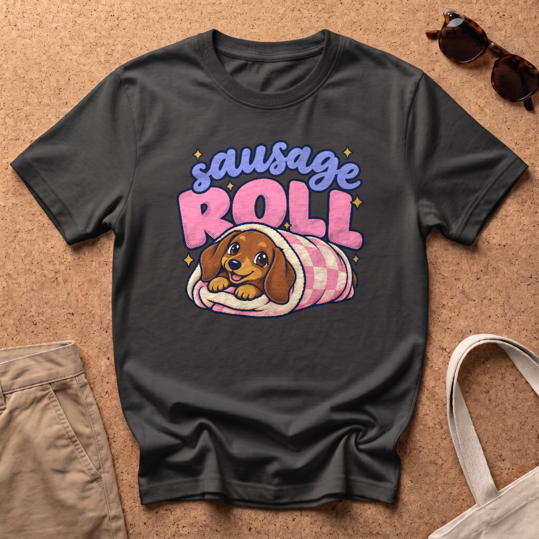 Sausage Roll T-Shirt - Black