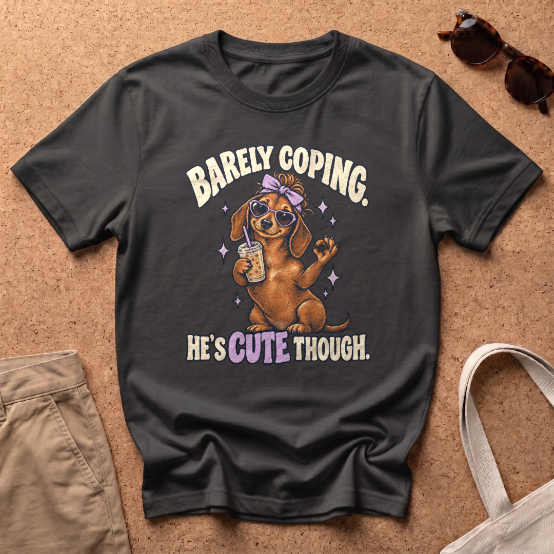 Barely Coping T-Shirt - Black