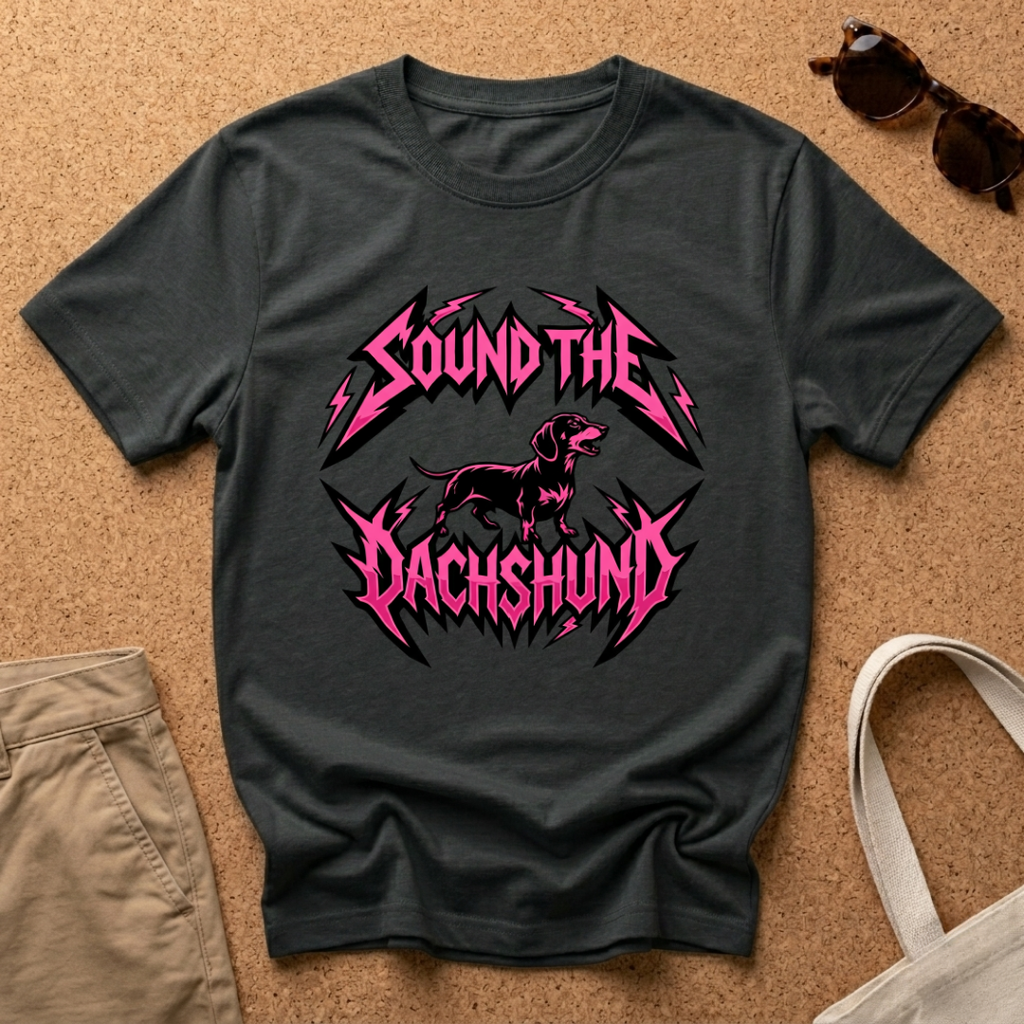 Sound the Dachshund Punk T-Shirt