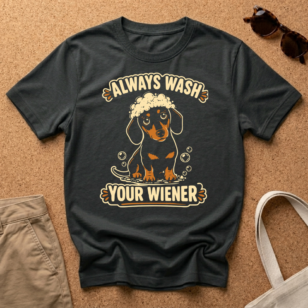 Always Wash Your Wiener T-Shirt