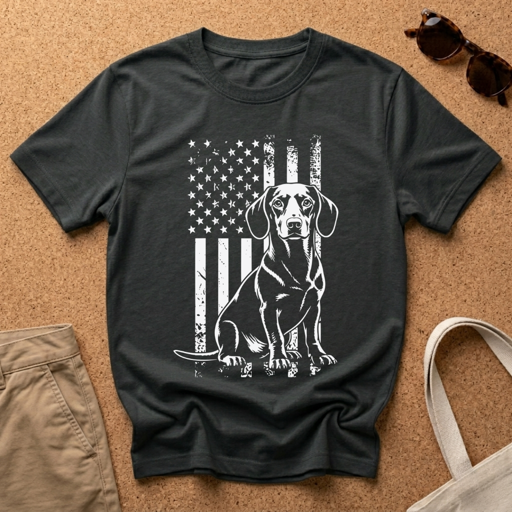 Dachshund Flag T-Shirt