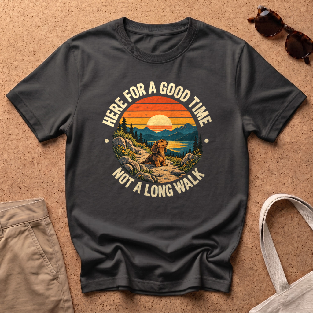 Not Long Walk T-Shirt - Black
