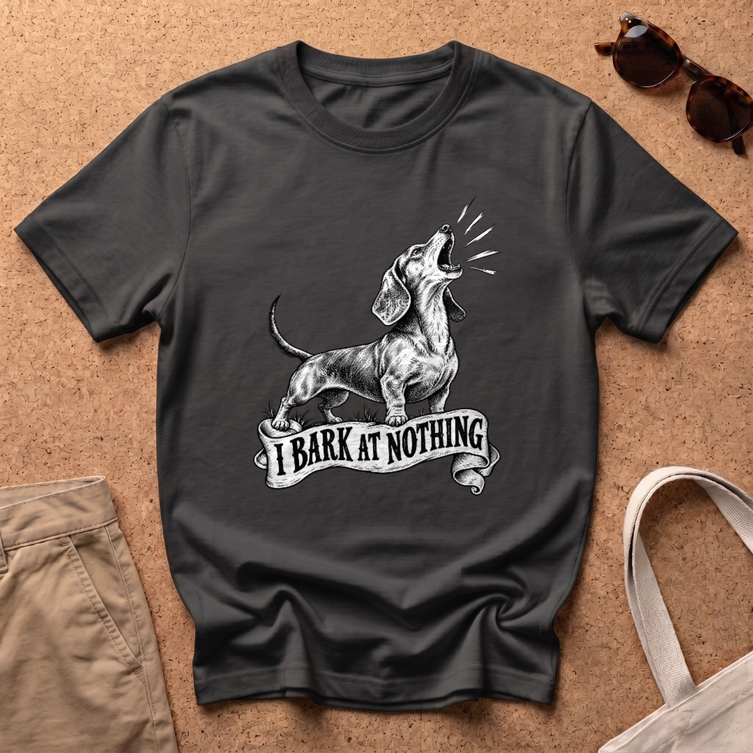 Barking Nothing T-Shirt - Black