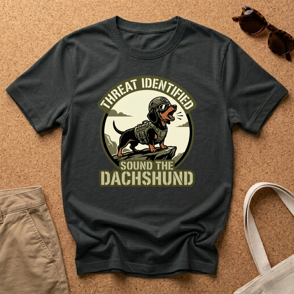 Sound The Dachshund Commando T-Shirt