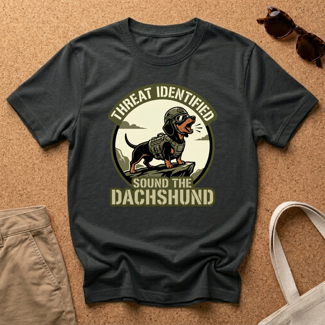 Sound The Dachshund Commando T-Shirt
