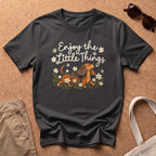 Enjoy Little Things T-Shirt - Black