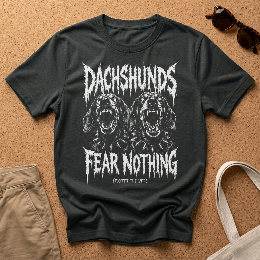 Dachshunds Fear Nothing T-Shirt