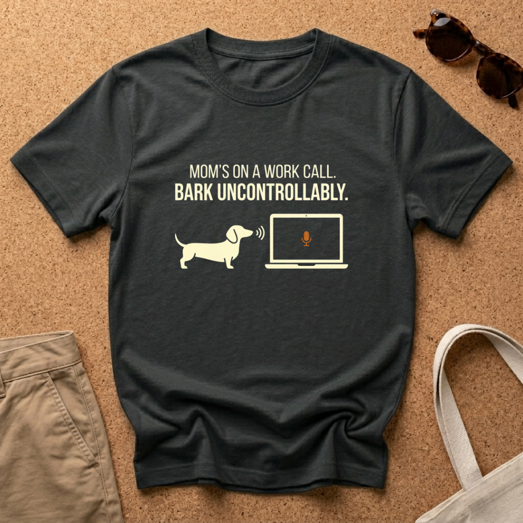 Mom's On A Work Call Minimal T-Shirt
