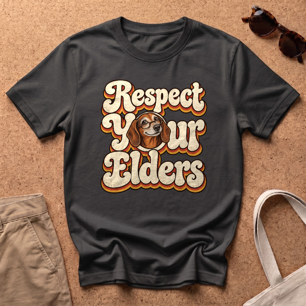 Respect Elders T-Shirt - Black