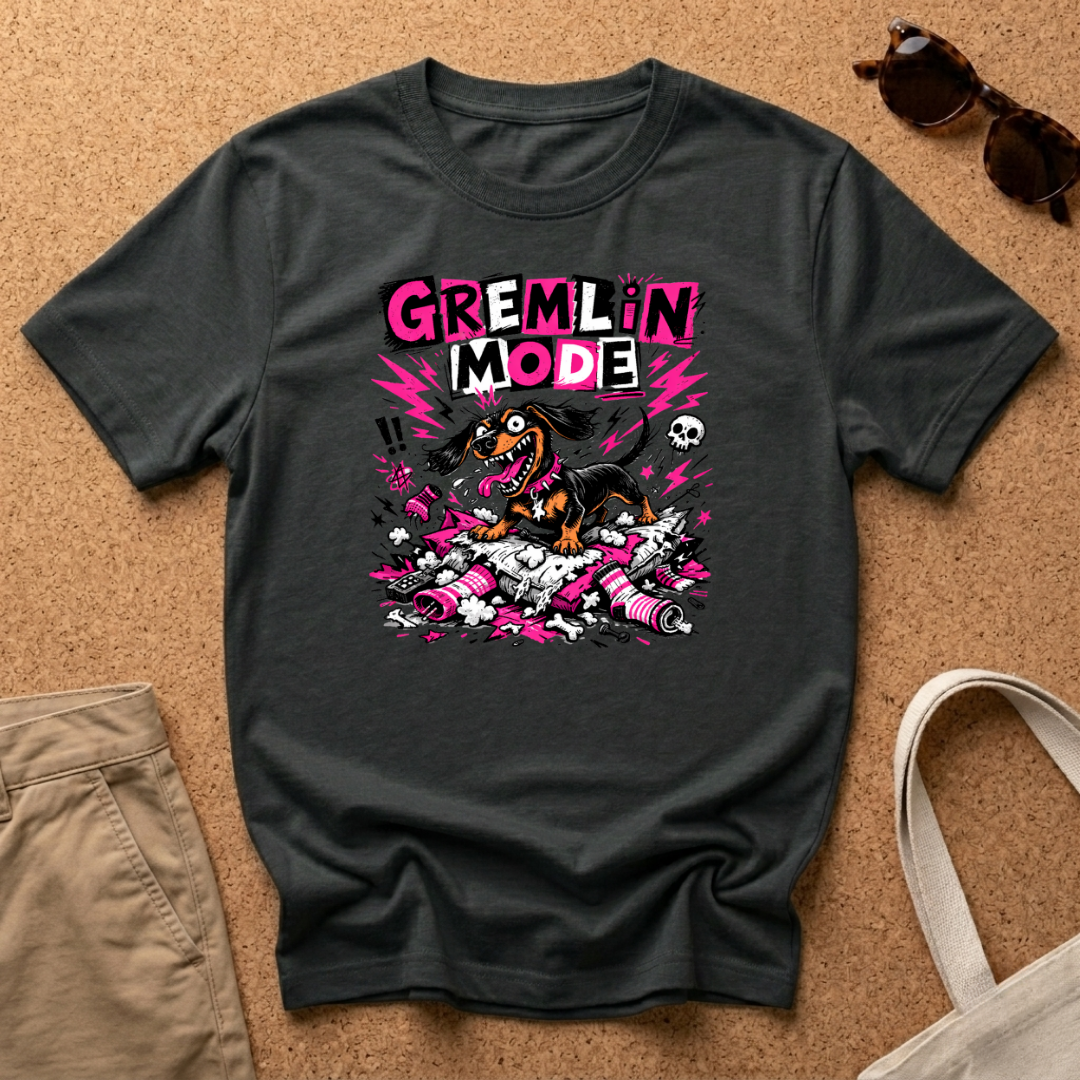 Gremlin Mode Pink T-Shirt