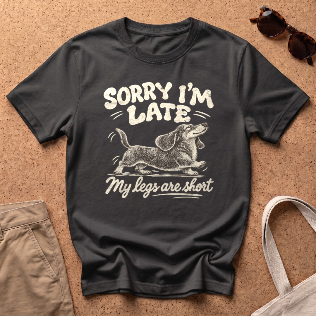 Sorry I’m Late T-Shirt - Black