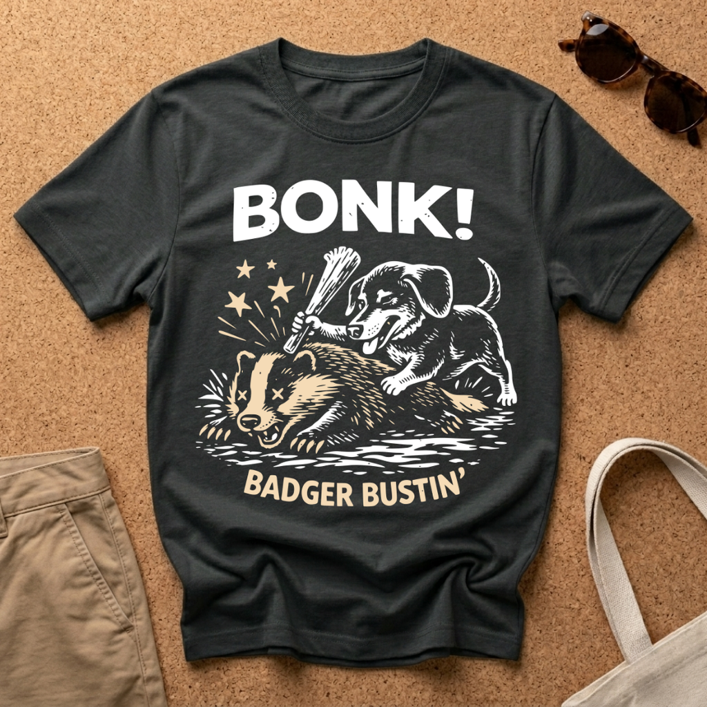 BONK! Badger Bustin' T-Shirt