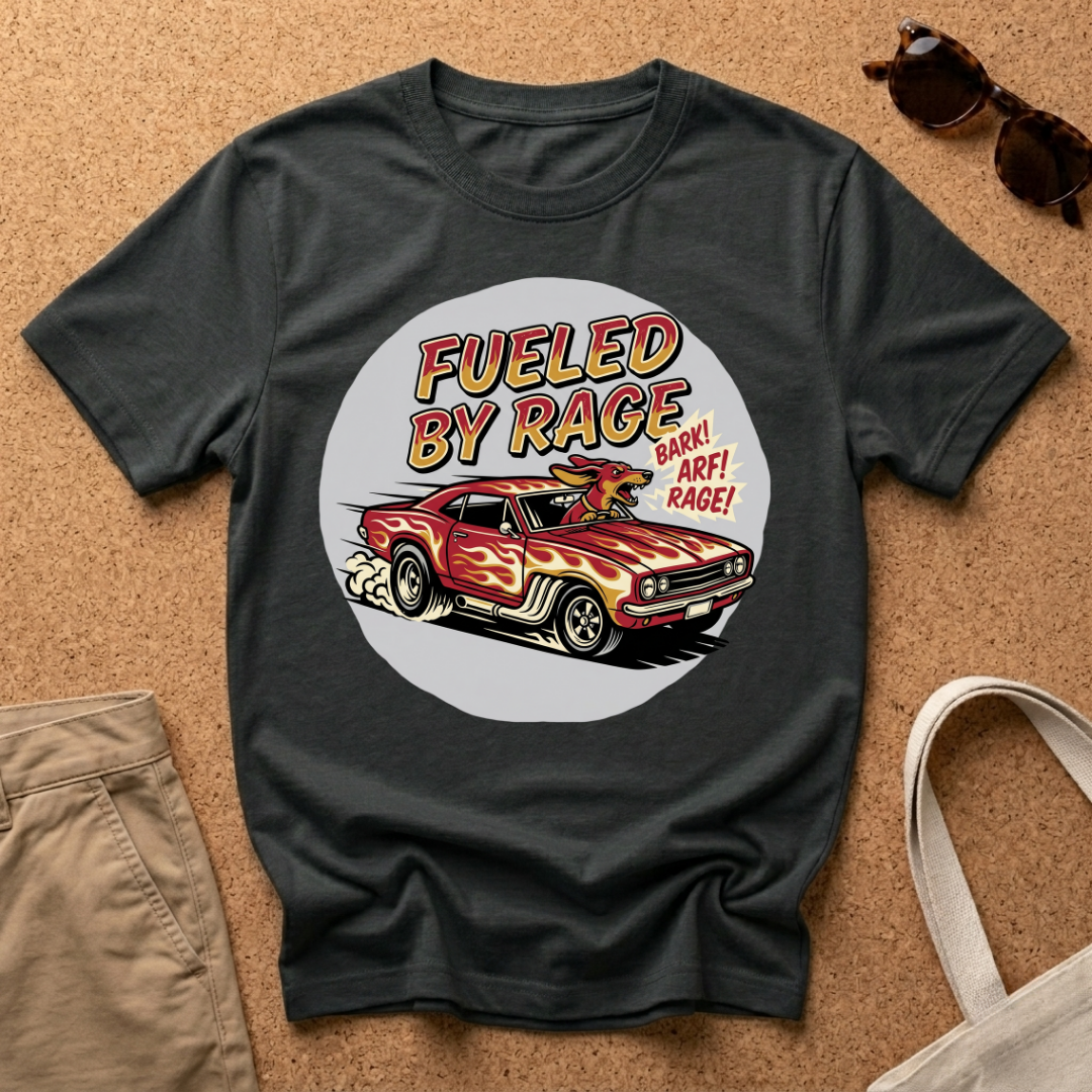 Fueled By Rage and Hotwheels T-Shirt