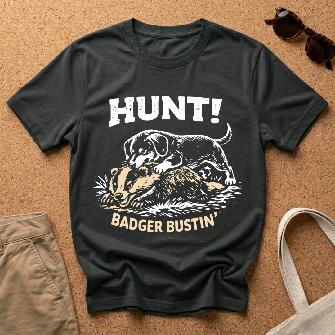 Hunt! Badger Bustin' T-Shirt