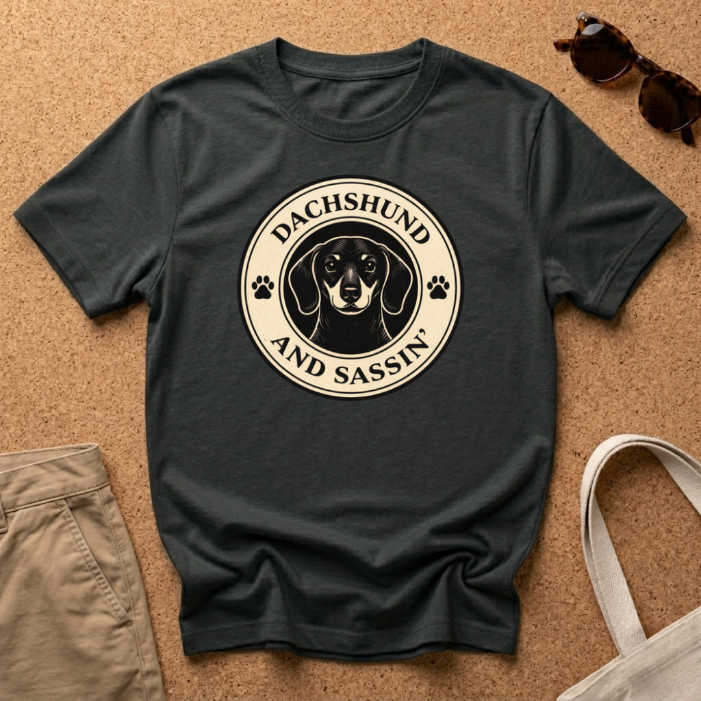 Dachshund and Sassin' T-Shirt