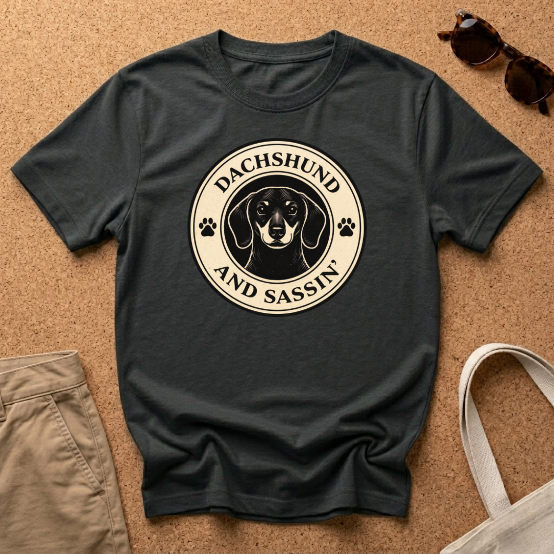 Dachshund and Sassin' T-Shirt