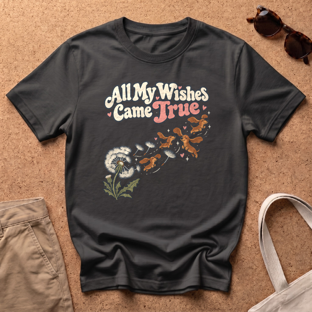 All My Wishes T-Shirt - Black