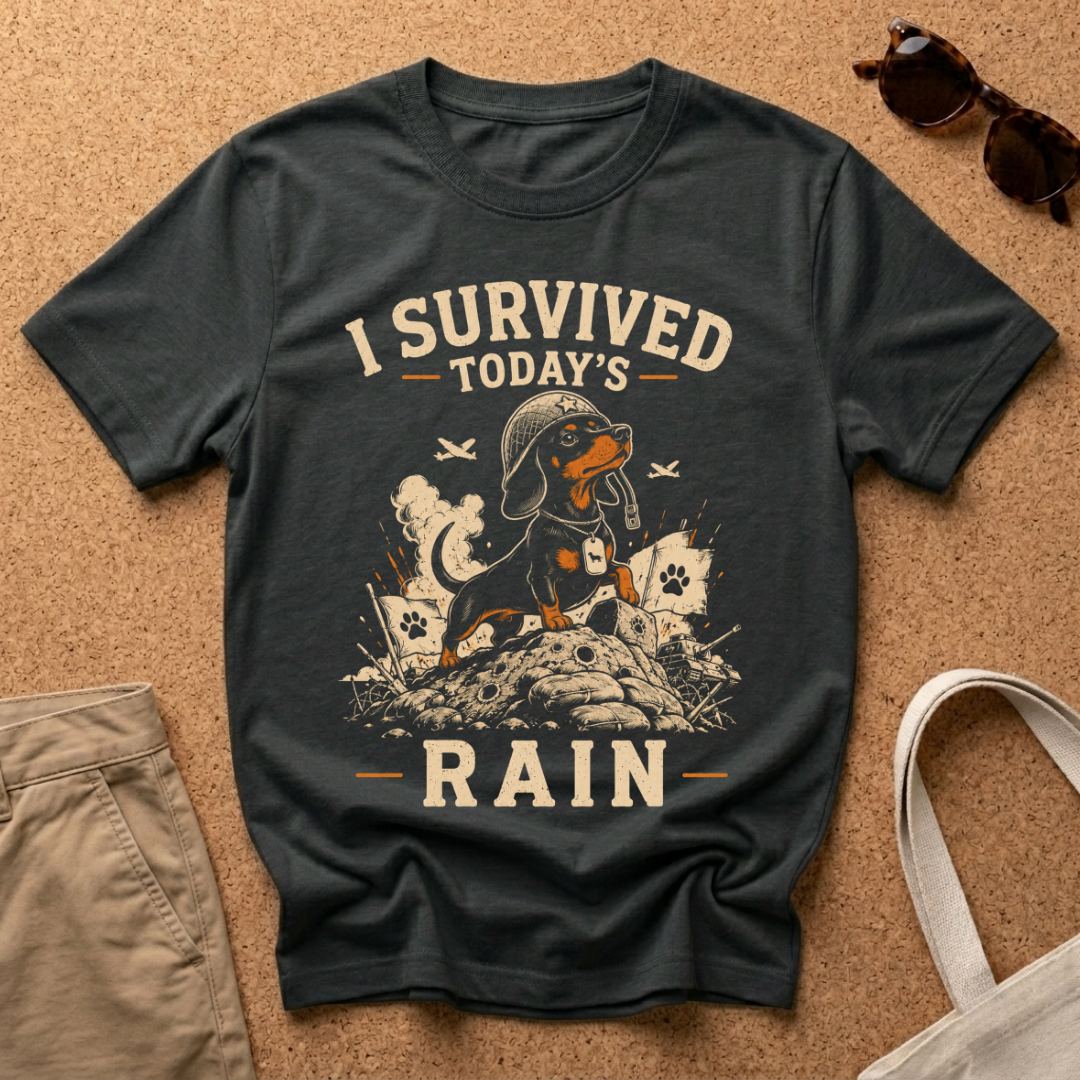 I Survived Today's Rain T-Shirt