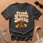 Proud Grandma T-Shirt - Black