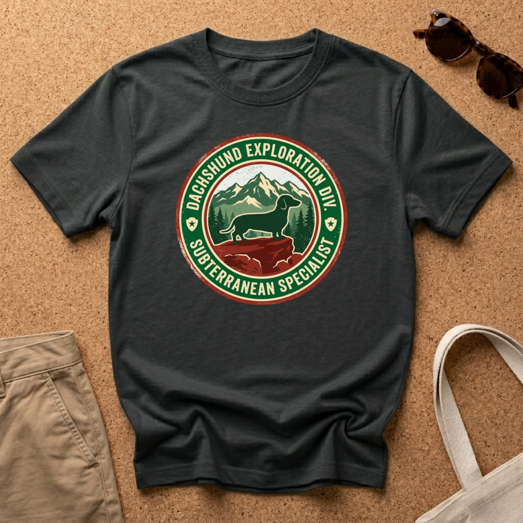 Dachshund Exploration Division T-Shirt