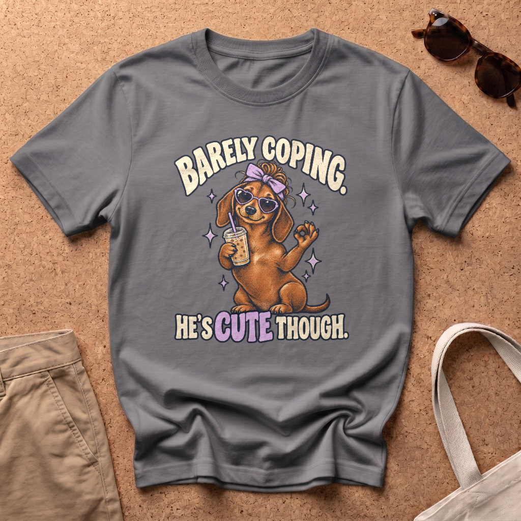 Barely Coping T-Shirt - Charcoal