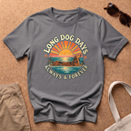Long Dog Days T-Shirt - Charcoal