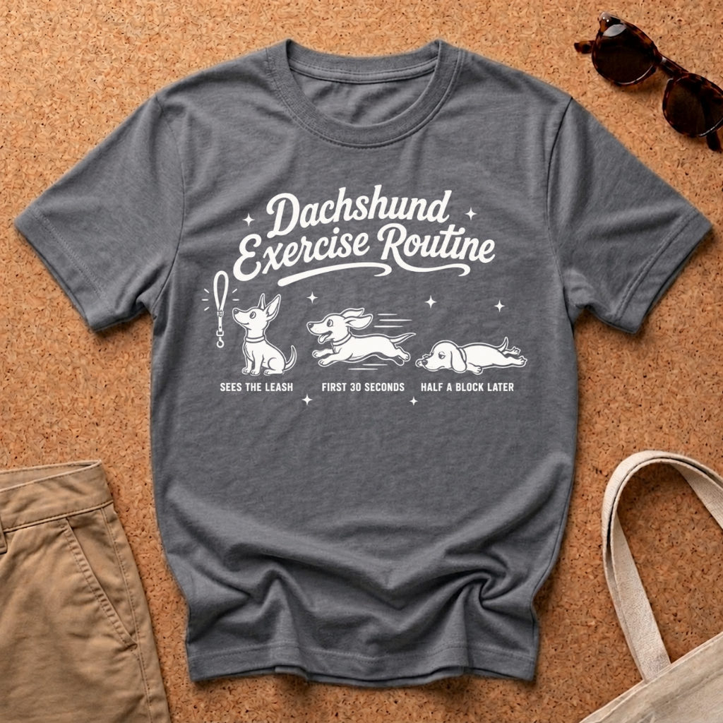 Dachshund Routine T-Shirt