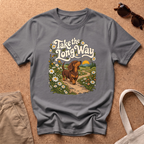 The Long Way T-Shirt - Charcoal