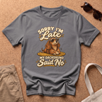 Dachshund Said T-Shirt - Charcoal