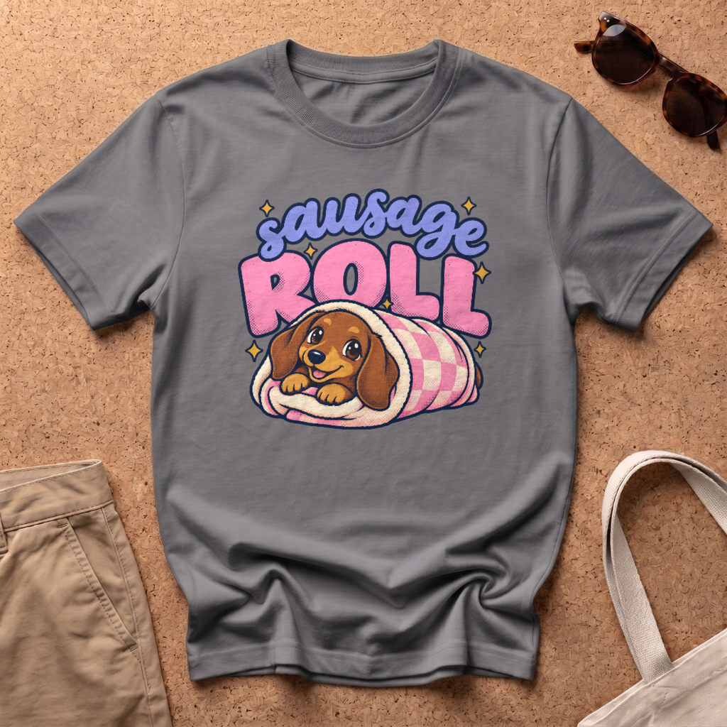 Sausage Roll T-Shirt - Charcoal