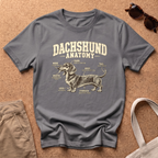 Dachshund Anatomy T-Shirt - Charcoal