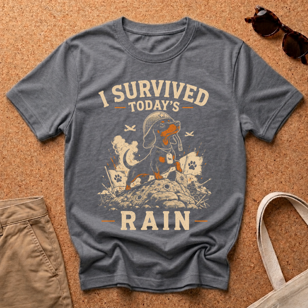 I Survived Today's Rain T-Shirt