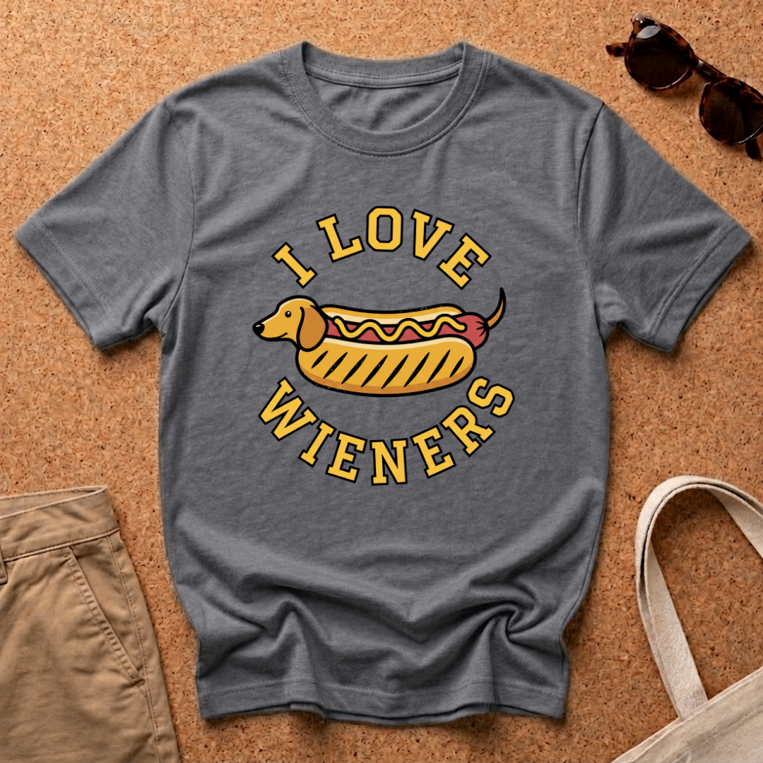 Love Wieners Hotdog T-Shirt